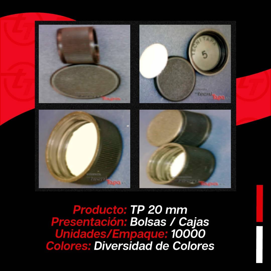 Contamos con una gran variedad de productos terminados con dimensiones desde 18 mm hasta 83 mm a base de polipropileno, tales como de tipo Rosca, Disc top, Push pull y Salero. Además, se produce en la planta productos a base a polietileno tal como goteros, vertederos y tapones. 

Para mas detalles visita 🌐 nuestra web o 📞 contactanos ( link en nuestra biografía o perfil)
.
.
.
#tecnitapa #plastico #polipropileno #carrizal #venezuela #tapas #tapasplasticas #miranda