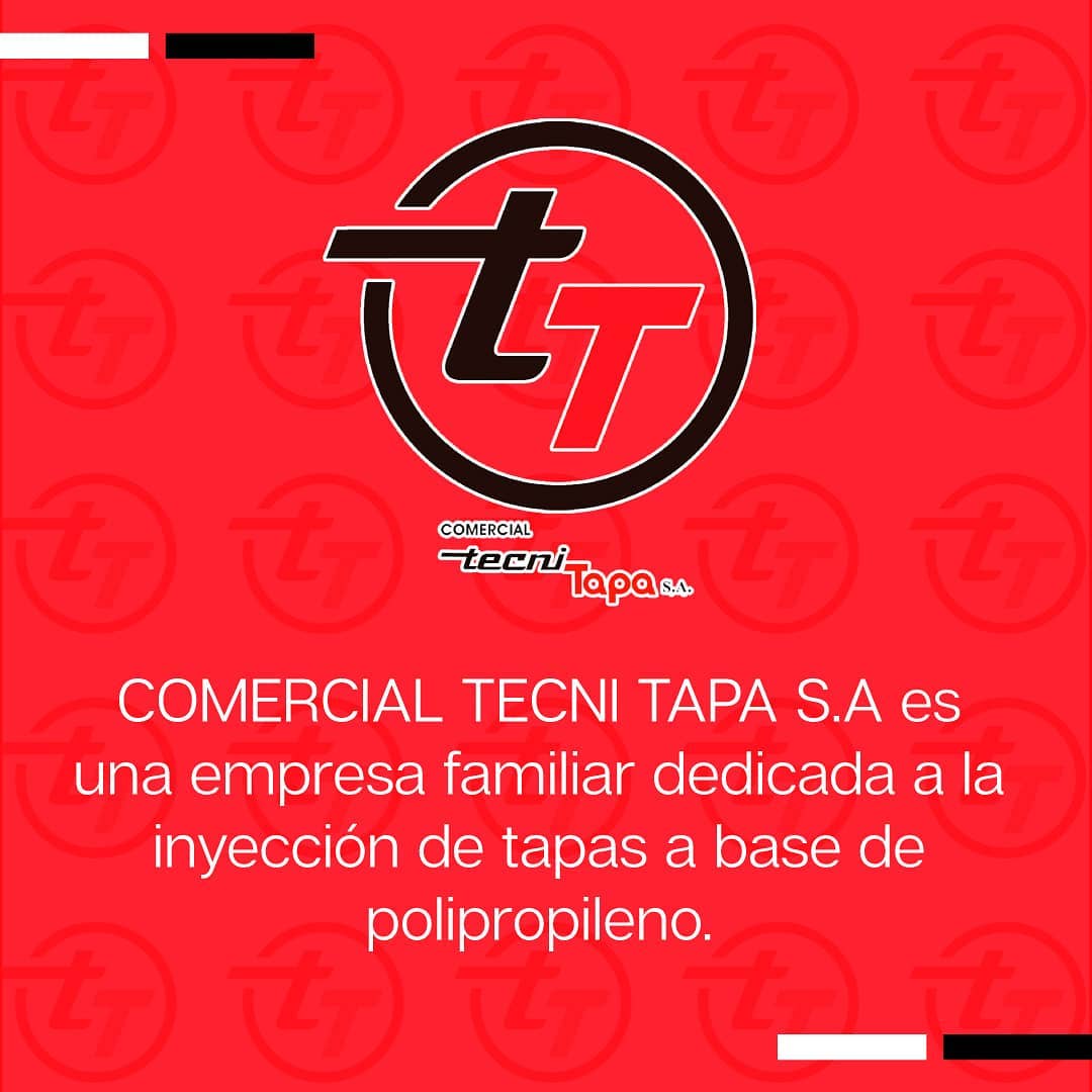 TECNITAPA es una empresa familiar dedicada a la inyección de tapas a base de polipropileno, cuyo inicio se remonta a 1982 en la Urbanización Industrial EL Sitio, San Antonio de los Altos, fundada con 2 máquinas inyectoras, para una capacidad inicial de 6 tn/mes.

Actualmente la empresa se encuentra ubicada en la Urbanización Industrial La Llovizna en Carrizal, Edo. Miranda y  cuenta con 25 máquinas inyectoras, en una instalación de 2200 mts2, con una capacidad de 90 a 110 tn/m3 de materia prima producidas, adicional al polipropileno se utiliza polietileno para aplicaciones específicas.

Su objetivo es mantenerse a la vanguardia en las tecnologías de tapas plásticas aplicando investigación y desarrollo para implantar nuevas tapas al mercado, hoy en día globalizado, con el propósito de brindar a sus clientes un producto de calidad, precio justo, entrega personalizada y oportuna.
.
.
.
#tecnitapa #plastico #polipropileno #carrizal #venezuela #tapas #tapasplasticas #miranda